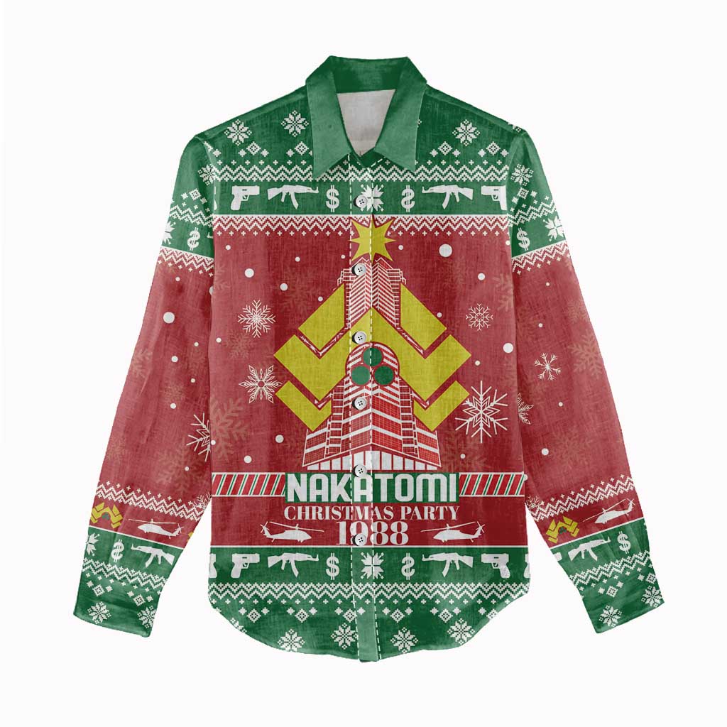 Nakatomi Christmas Party 1988 Women Casual Shirt Christmas Funny - Wonder Print Shop