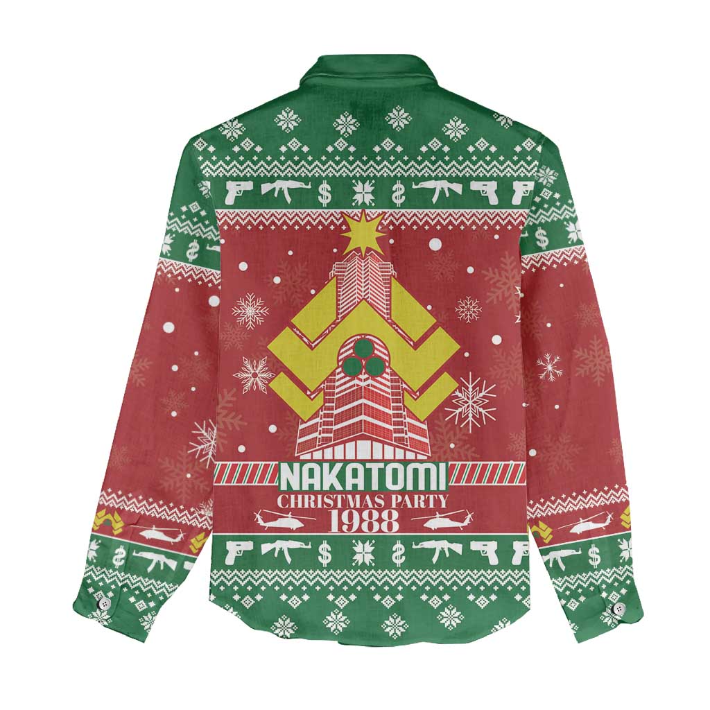 Nakatomi Christmas Party 1988 Women Casual Shirt Christmas Funny - Wonder Print Shop