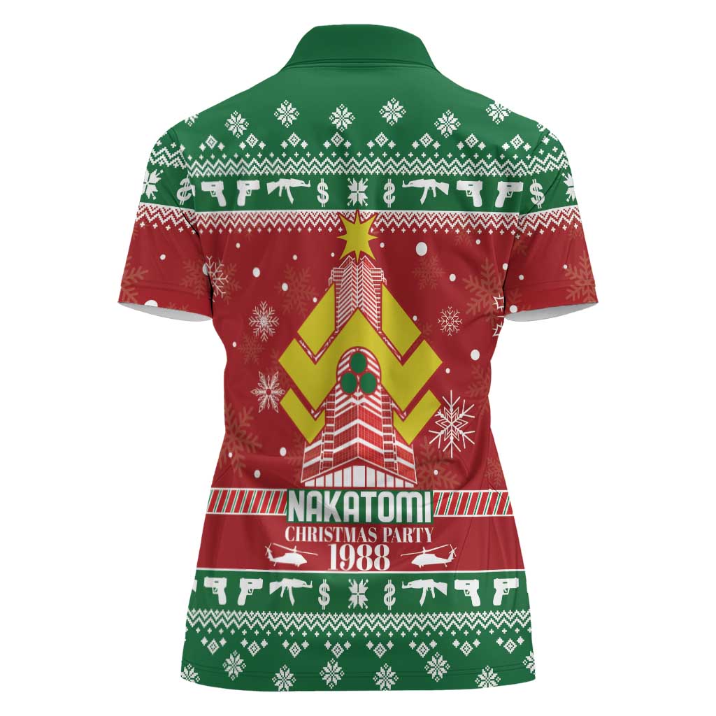 Nakatomi Christmas Party 1988 Women Polo Shirt Christmas Funny - Wonder Print Shop