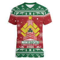 Nakatomi Christmas Party 1988 Women V-Neck T-Shirt Christmas Funny - Wonder Print Shop