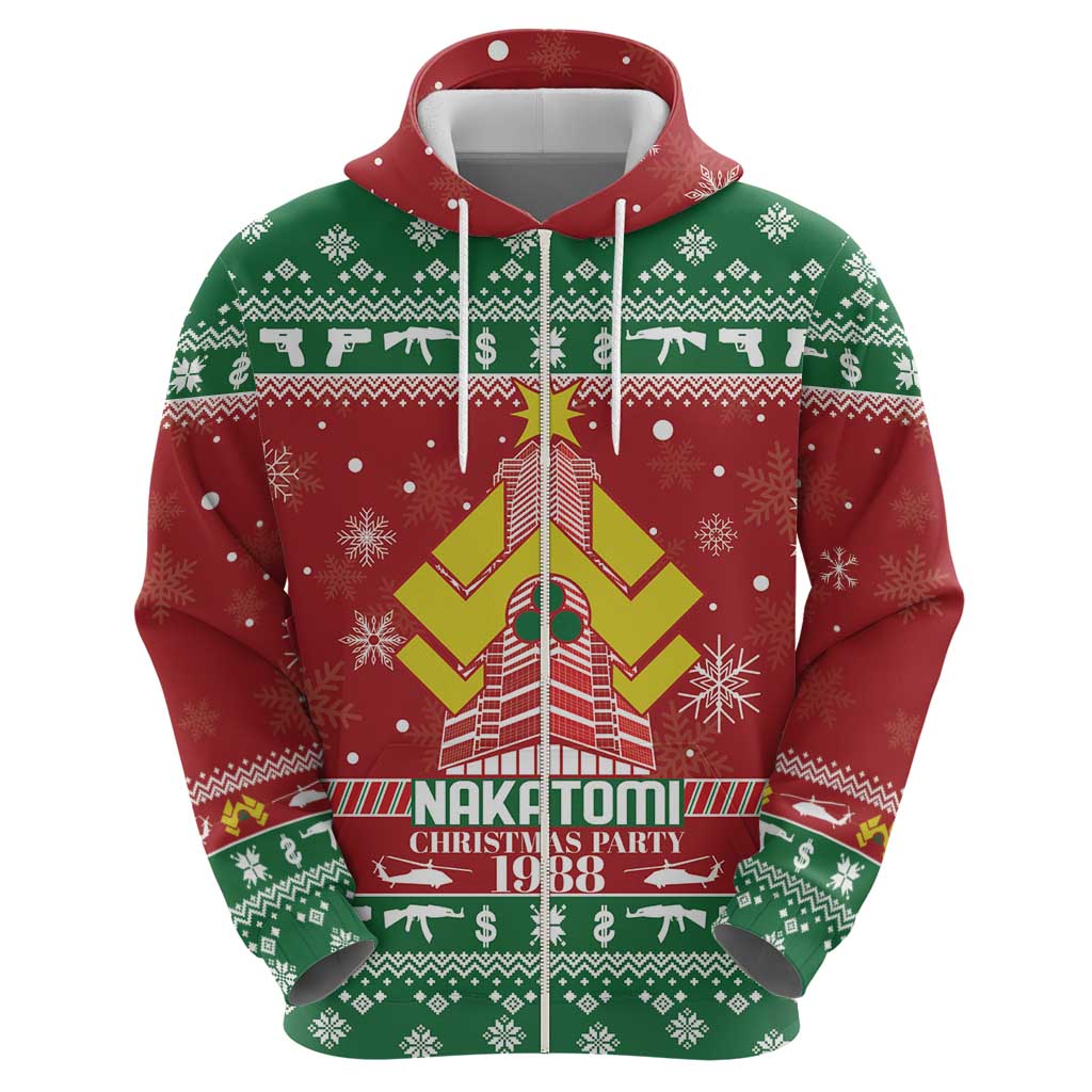 Nakatomi Christmas Party 1988 Zip Hoodie Christmas Funny - Wonder Print Shop