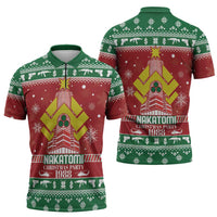 Nakatomi Christmas Party 1988 Zipper Polo Shirt Christmas Funny - Wonder Print Shop