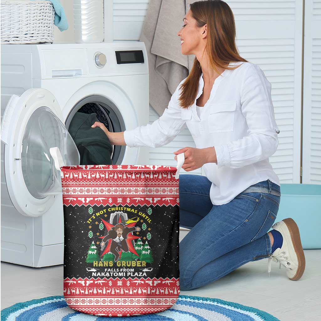 Nakatomi Plaza Christmas Laundry Basket Hans Gruber Party 1988 - Wonder Print Shop