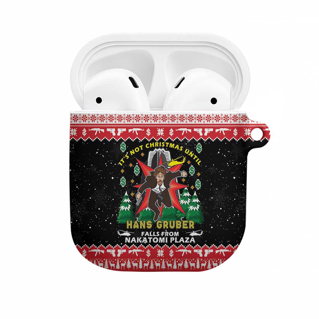 Nakatomi Plaza Christmas AirPods Case Hans Gruber Party 1988 - Wonder Print Shop