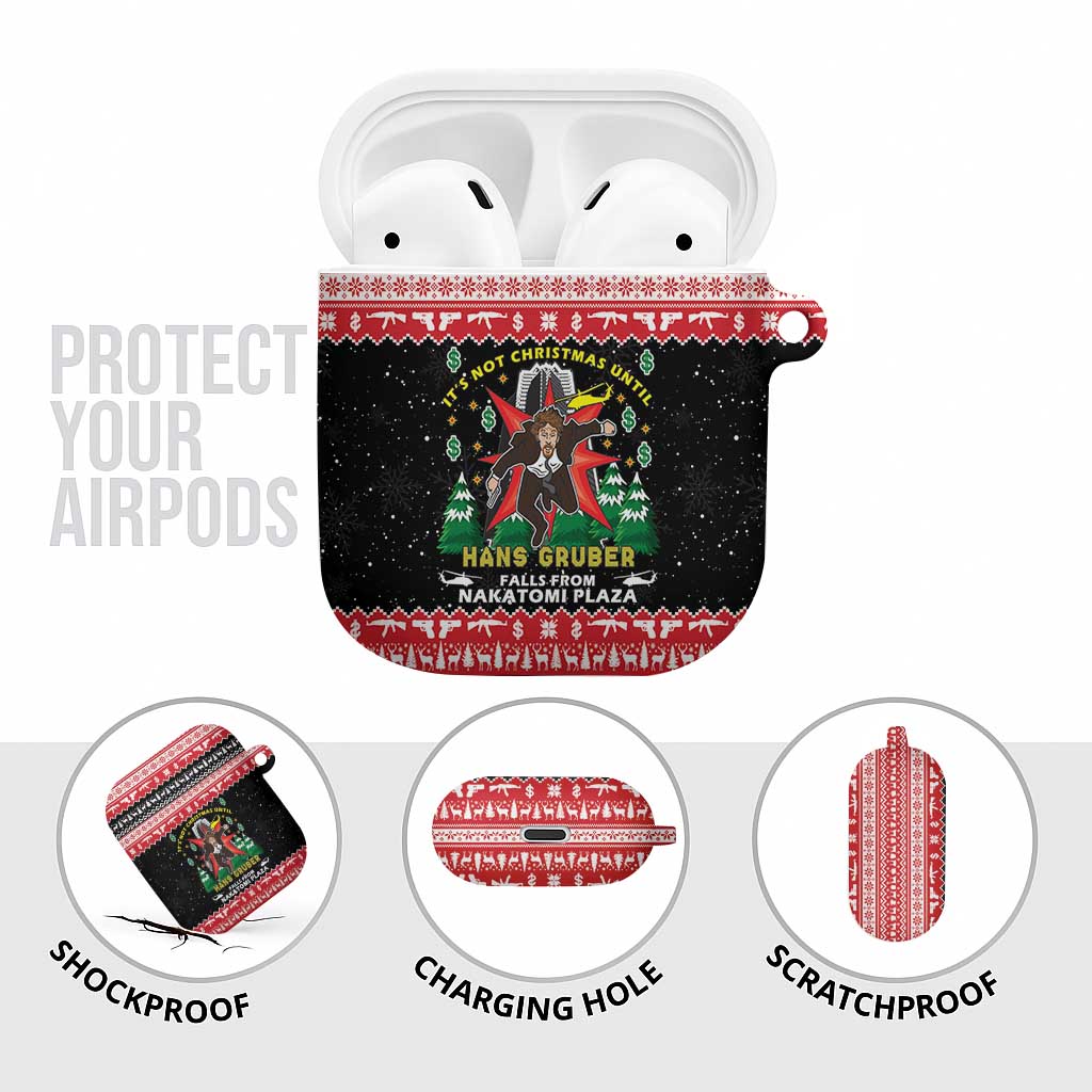 Nakatomi Plaza Christmas AirPods Case Hans Gruber Party 1988 - Wonder Print Shop