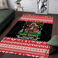 Nakatomi Plaza Christmas Area Rug Hans Gruber Party 1988 - Wonder Print Shop