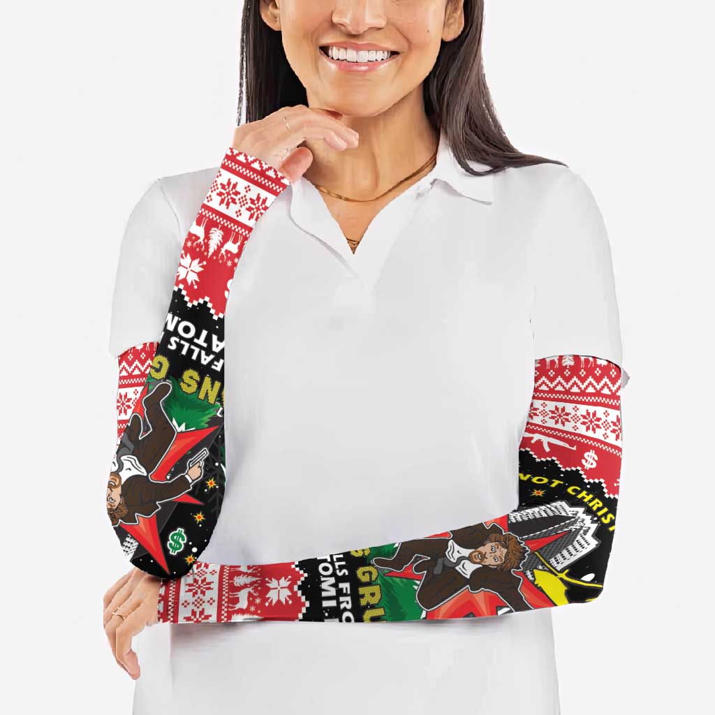 Nakatomi Plaza Christmas Arm Sleeves Hans Gruber Party 1988 - Wonder Print Shop