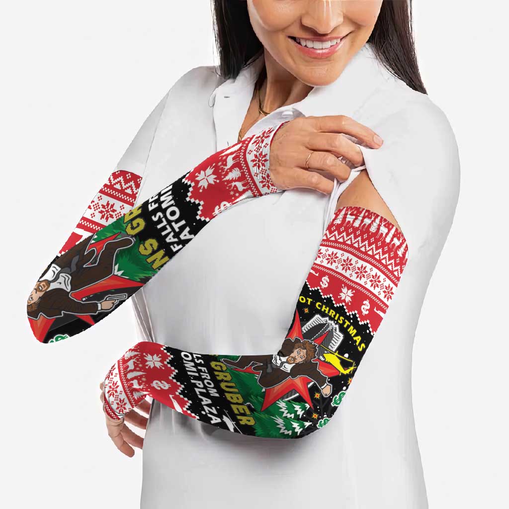Nakatomi Plaza Christmas Arm Sleeves Hans Gruber Party 1988 - Wonder Print Shop