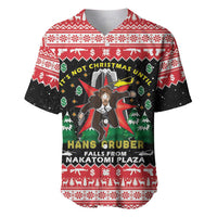 Nakatomi Plaza Christmas Baseball Jersey Hans Gruber Party 1988 - Wonder Print Shop