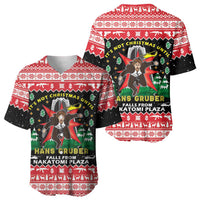 Nakatomi Plaza Christmas Baseball Jersey Hans Gruber Party 1988 - Wonder Print Shop