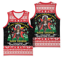 Nakatomi Plaza Christmas Basketball Jersey Hans Gruber Party 1988 - Wonder Print Shop
