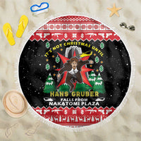 Nakatomi Plaza Christmas Beach Blanket Hans Gruber Party 1988 - Wonder Print Shop