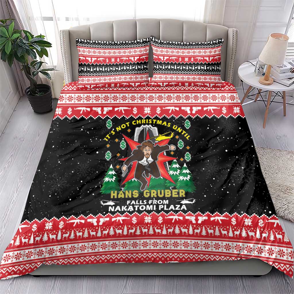 Nakatomi Plaza Christmas Bedding Set Hans Gruber Party 1988 - Wonder Print Shop