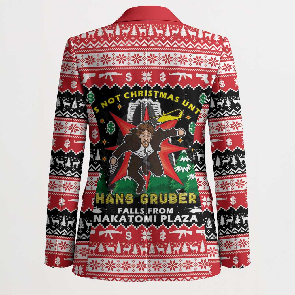 Nakatomi Plaza Christmas Blazer Hans Gruber Party 1988 - Wonder Print Shop