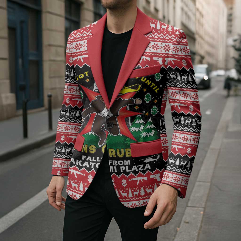 Nakatomi Plaza Christmas Blazer Hans Gruber Party 1988 - Wonder Print Shop