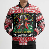 Nakatomi Plaza Christmas Bomber Puffer Jacket Hans Gruber Party 1988 - Wonder Print Shop