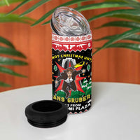 Nakatomi Plaza Christmas 4 in 1 Can Cooler Tumbler Hans Gruber Party 1988 - undefined