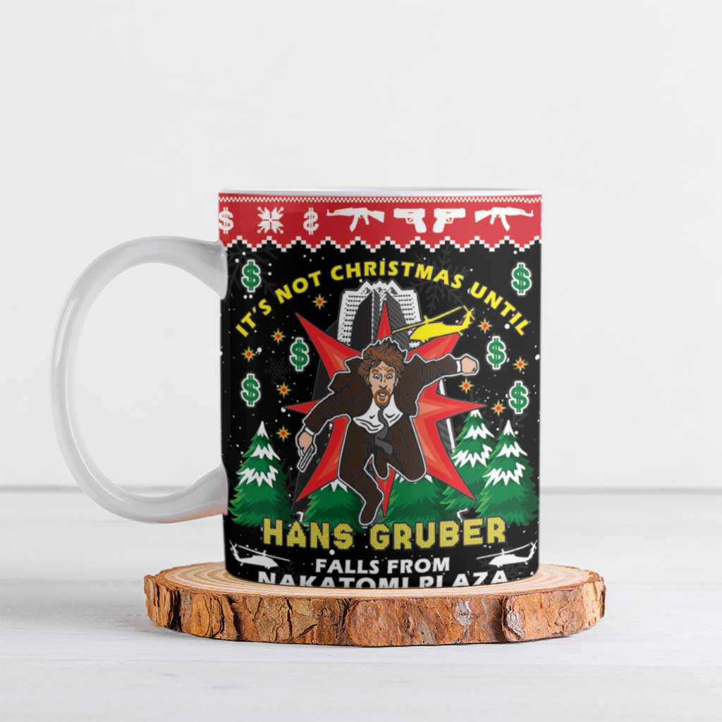 Nakatomi Plaza Christmas Ceramic Mug Hans Gruber Party 1988 - Wonder Print Shop