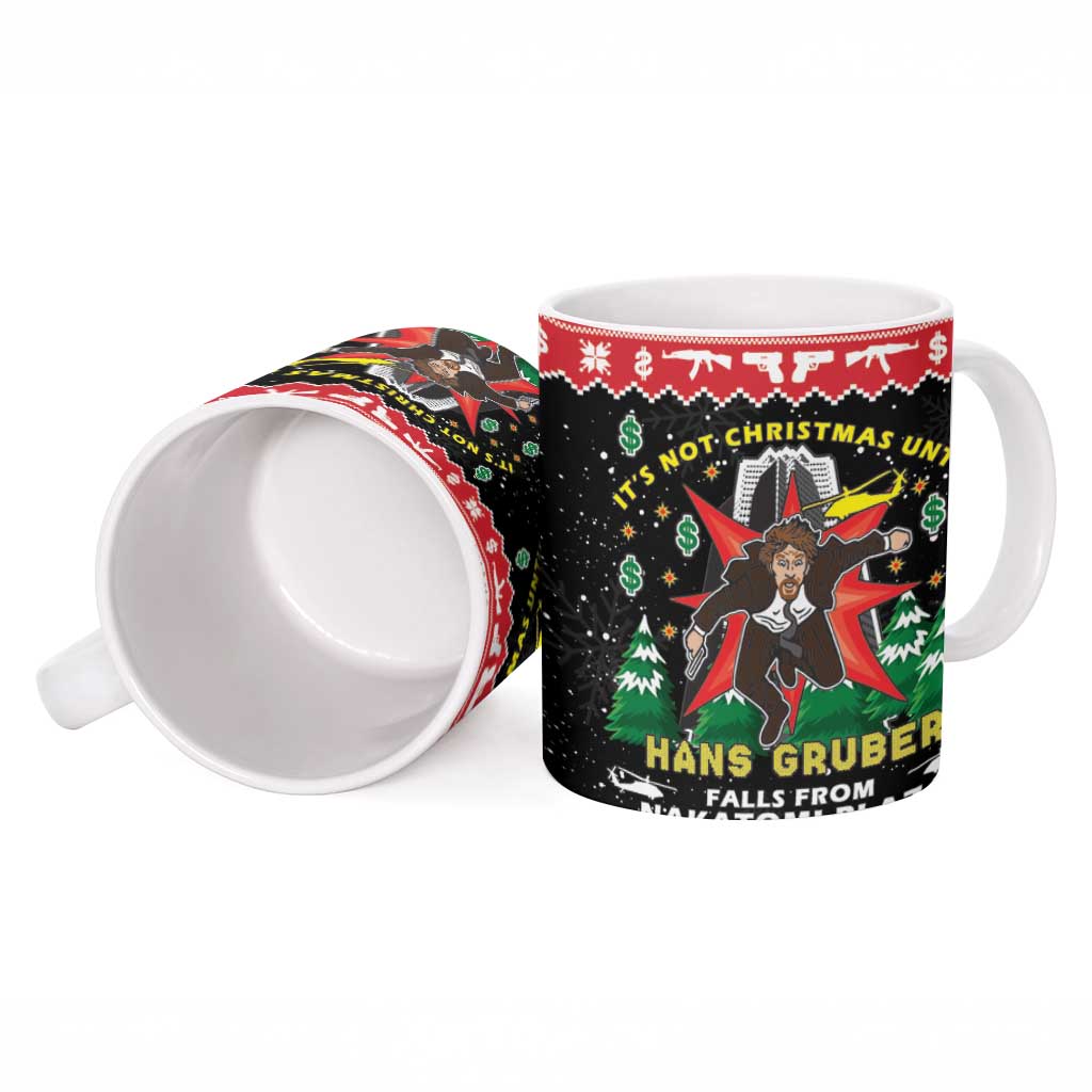 Nakatomi Plaza Christmas Ceramic Mug Hans Gruber Party 1988 - Wonder Print Shop