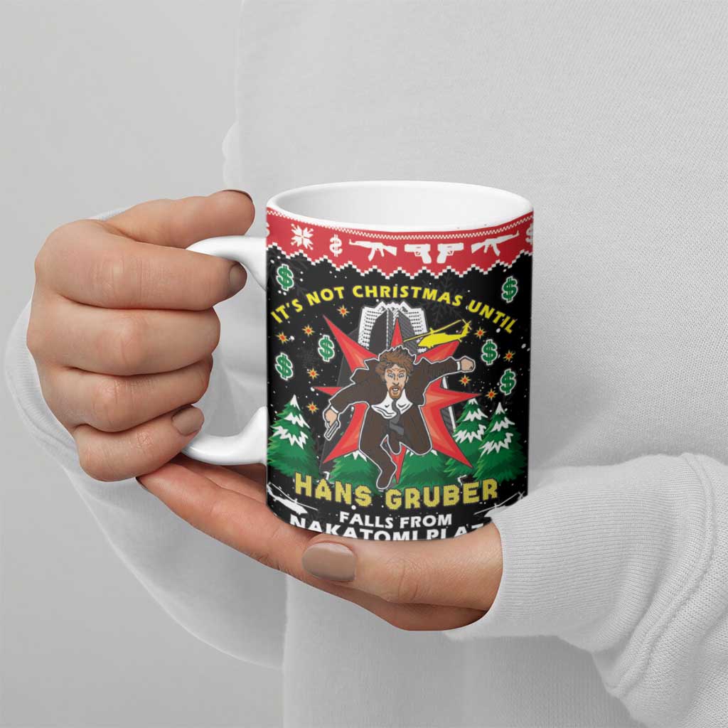 Nakatomi Plaza Christmas Ceramic Mug Hans Gruber Party 1988 - Wonder Print Shop