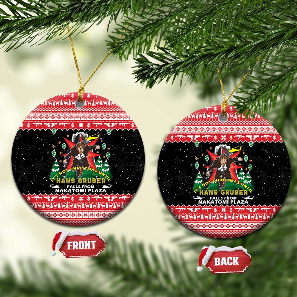 Nakatomi Plaza Christmas Ceramic Ornament Hans Gruber Party 1988 - Wonder Print Shop