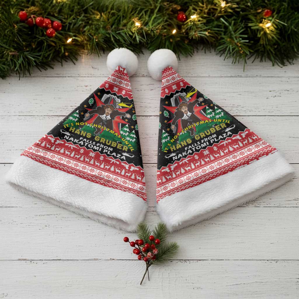 Nakatomi Plaza Christmas Santa Hat Hans Gruber Party 1988 - Wonder Print Shop