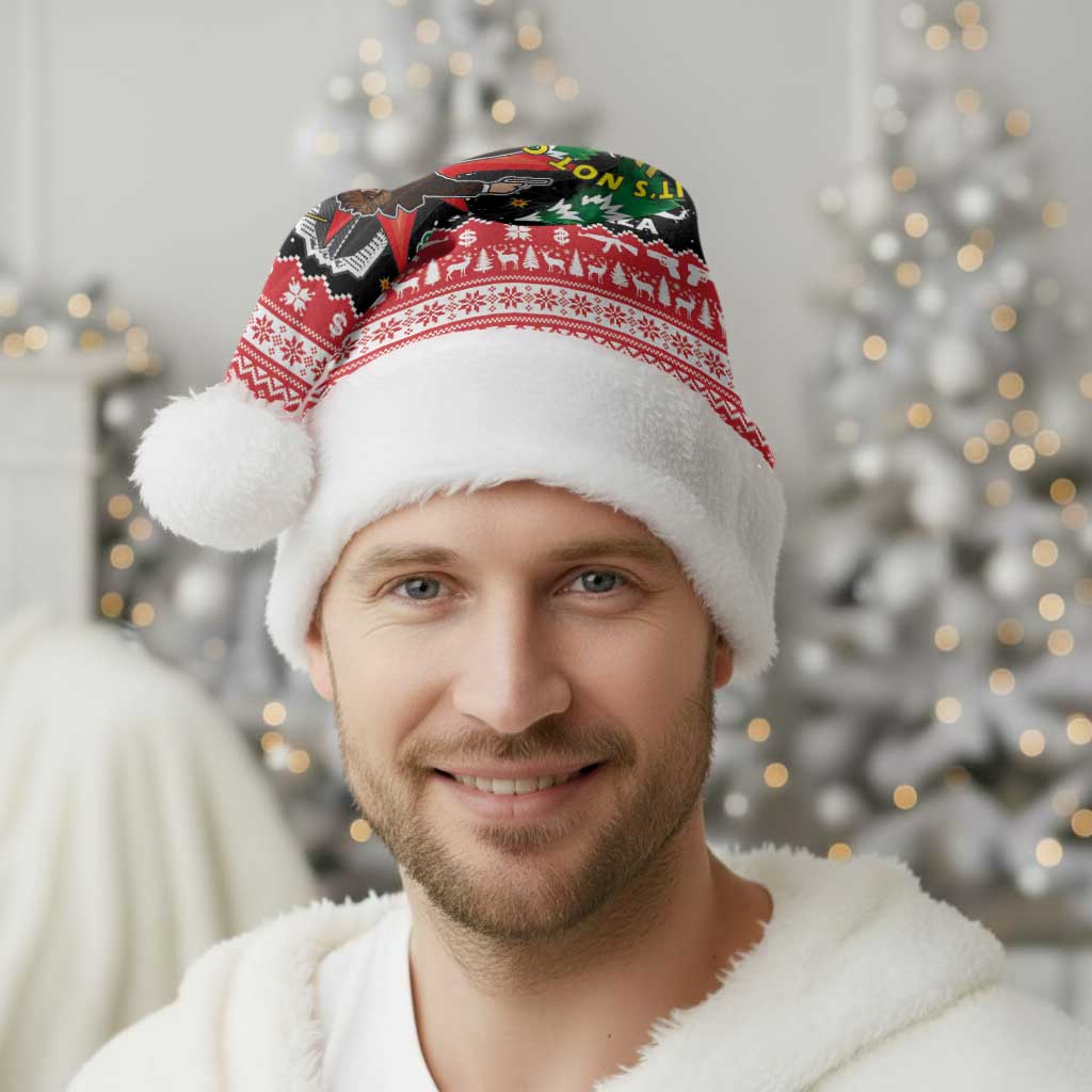 Nakatomi Plaza Christmas Santa Hat Hans Gruber Party 1988 - Wonder Print Shop