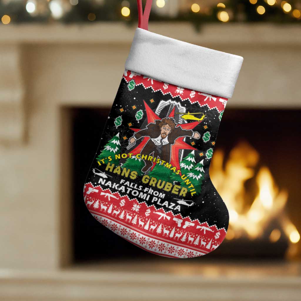 Nakatomi Plaza Christmas Stocking Hans Gruber Party 1988 - Wonder Print Shop
