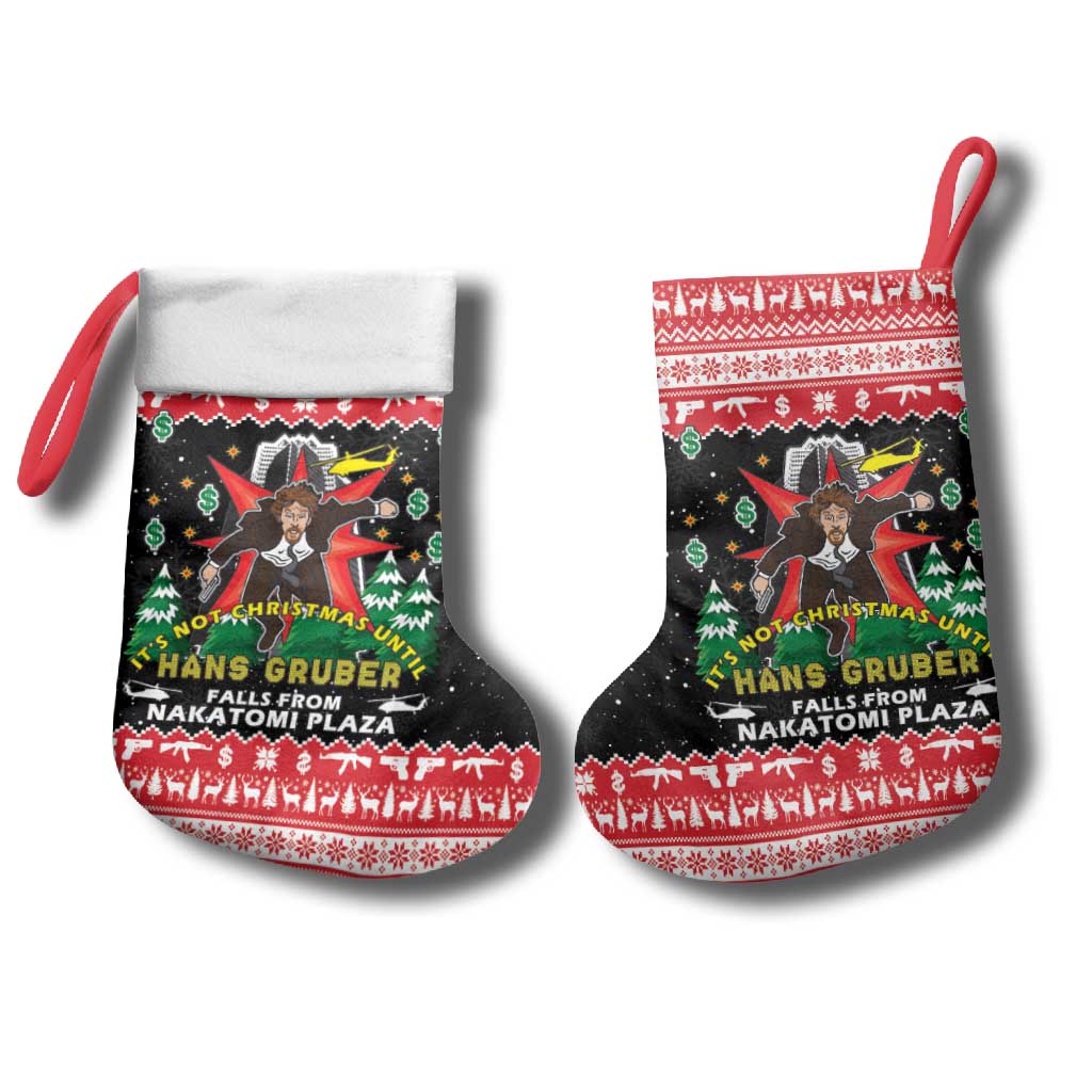 Nakatomi Plaza Christmas Stocking Hans Gruber Party 1988 - Wonder Print Shop