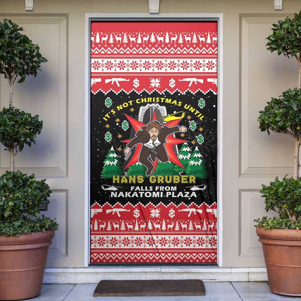 Nakatomi Plaza Christmas Door Cover Hans Gruber Party 1988 - Wonder Print Shop