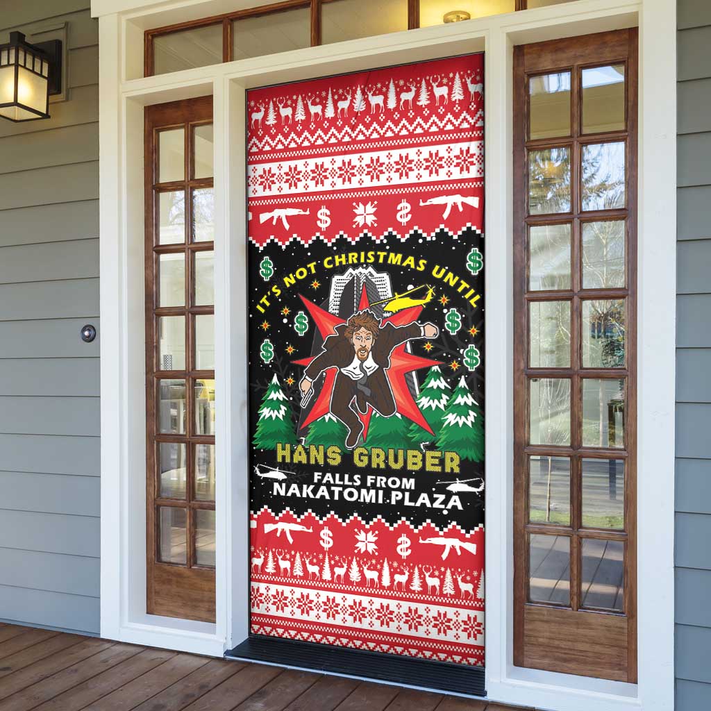 Nakatomi Plaza Christmas Door Cover Hans Gruber Party 1988 - Wonder Print Shop