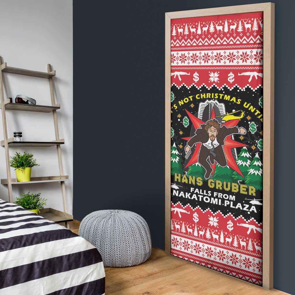 Nakatomi Plaza Christmas Door Cover Hans Gruber Party 1988 - Wonder Print Shop