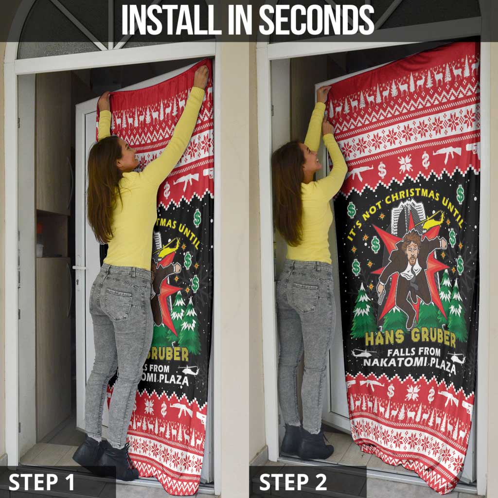 Nakatomi Plaza Christmas Door Cover Hans Gruber Party 1988 - Wonder Print Shop