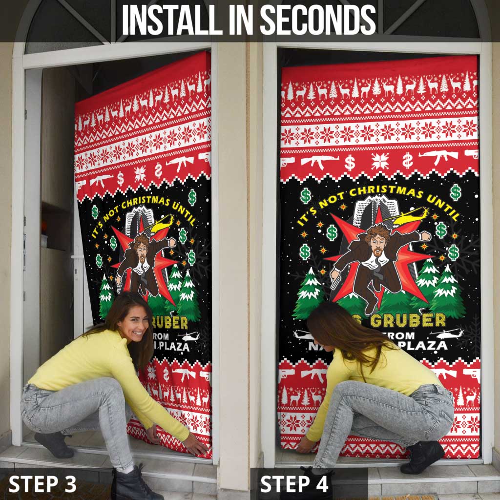 Nakatomi Plaza Christmas Door Cover Hans Gruber Party 1988 - Wonder Print Shop