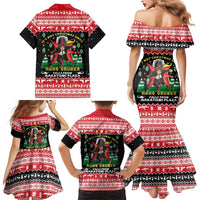 Nakatomi Plaza Christmas Family Matching Mermaid Dress and Hawaiian Shirt Hans Gruber Party 1988 - Wonder Print Shop