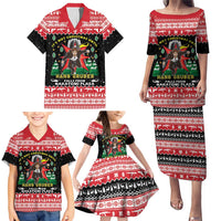 Nakatomi Plaza Christmas Family Matching Puletasi and Hawaiian Shirt Hans Gruber Party 1988 - Wonder Print Shop