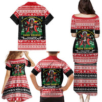 Nakatomi Plaza Christmas Family Matching Puletasi and Hawaiian Shirt Hans Gruber Party 1988 - Wonder Print Shop