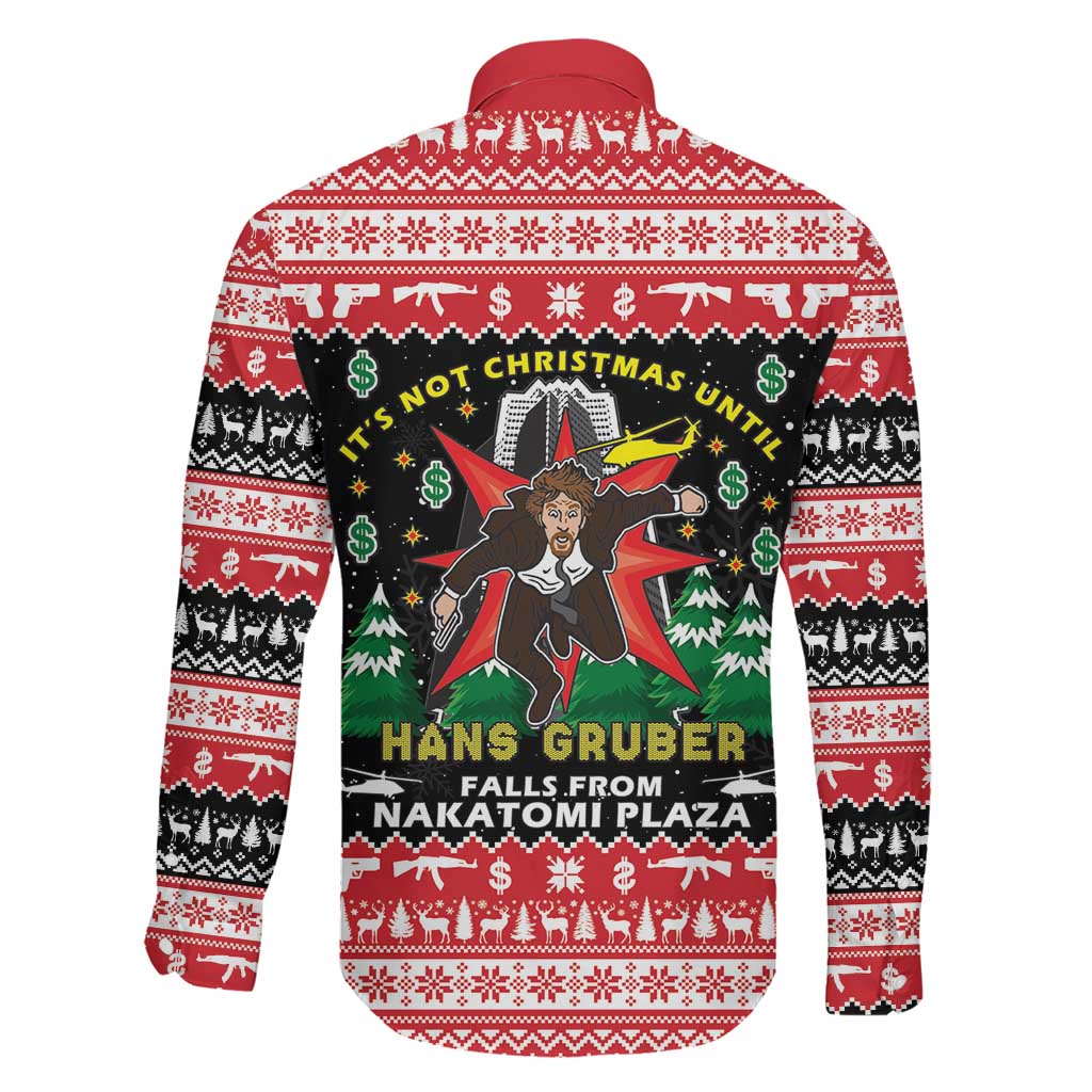 Nakatomi Plaza Christmas Family Matching Puletasi and Hawaiian Shirt Hans Gruber Party 1988 - Wonder Print Shop
