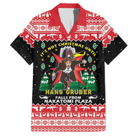 Nakatomi Plaza Christmas Family Matching Summer Maxi Dress and Hawaiian Shirt Hans Gruber Party 1988 - Wonder Print Shop