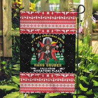 Nakatomi Plaza Christmas Garden Flag Hans Gruber Party 1988 - Wonder Print Shop