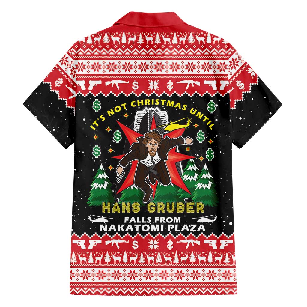 Nakatomi Plaza Christmas Hawaiian Shirt Hans Gruber Party 1988 - Wonder Print Shop
