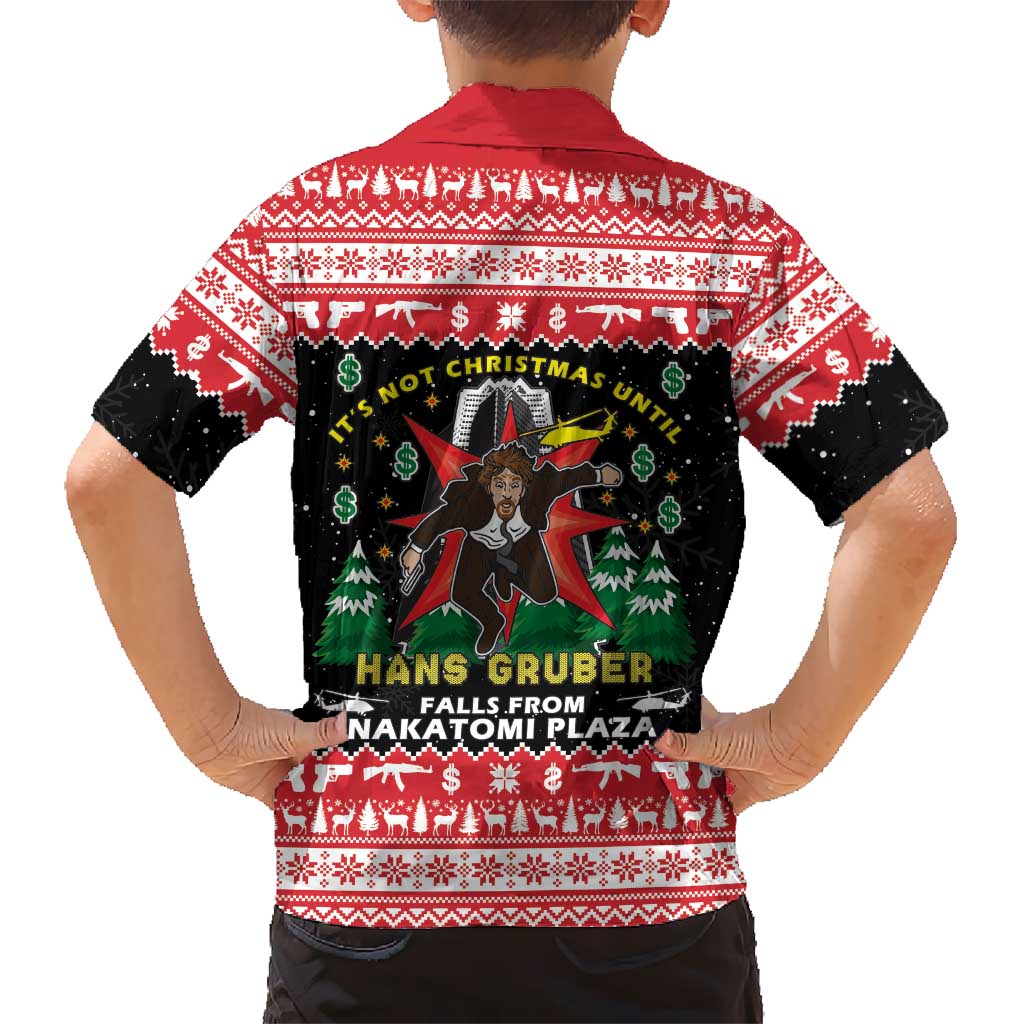 Nakatomi Plaza Christmas Hawaiian Shirt Hans Gruber Party 1988 - Wonder Print Shop