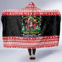 Nakatomi Plaza Christmas Hooded Blanket Hans Gruber Party 1988 - Wonder Print Shop