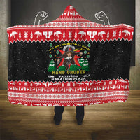 Nakatomi Plaza Christmas Hooded Blanket Hans Gruber Party 1988 - Wonder Print Shop
