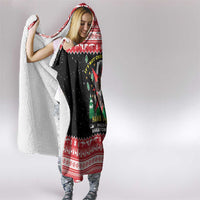 Nakatomi Plaza Christmas Hooded Blanket Hans Gruber Party 1988 - Wonder Print Shop