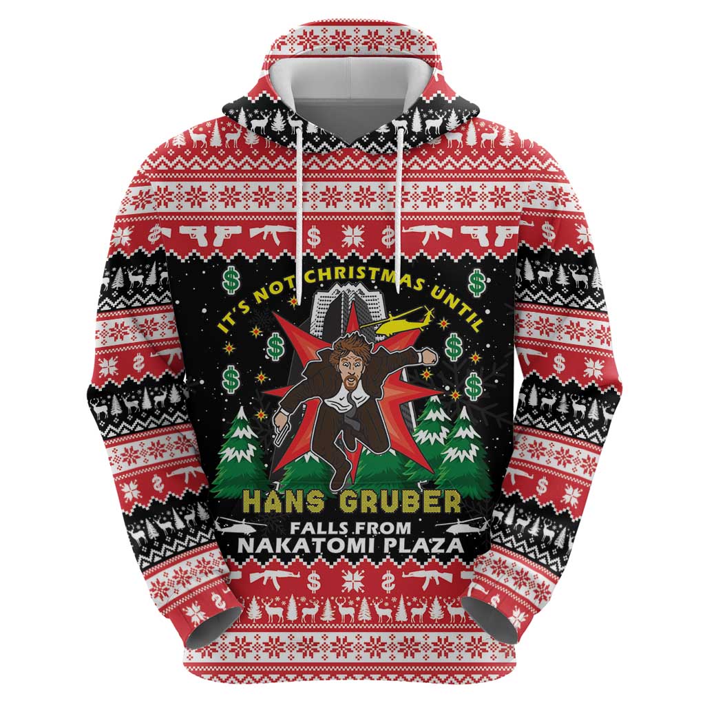 Nakatomi Plaza Christmas Hoodie Hans Gruber Party 1988 - Wonder Print Shop