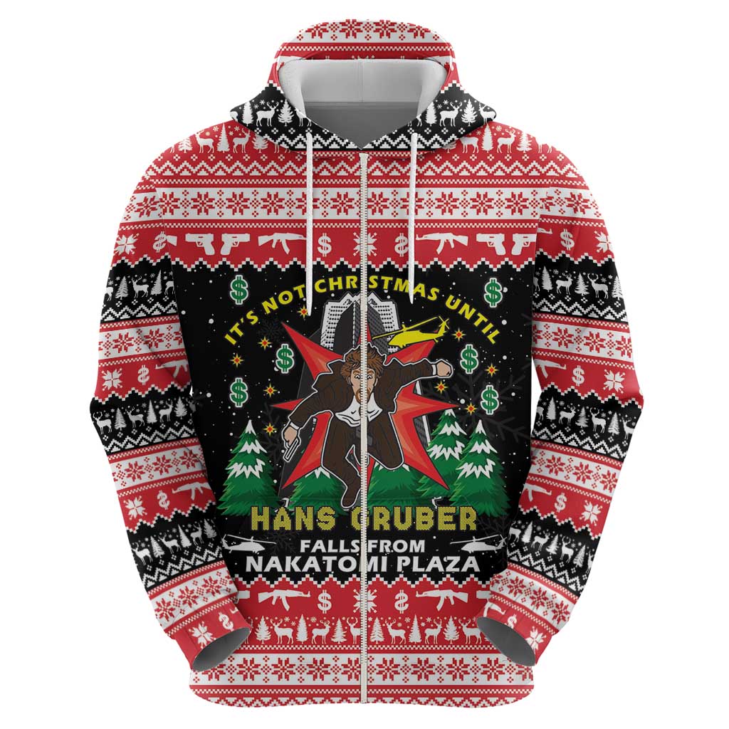 Nakatomi Plaza Christmas Hoodie Hans Gruber Party 1988 - Wonder Print Shop