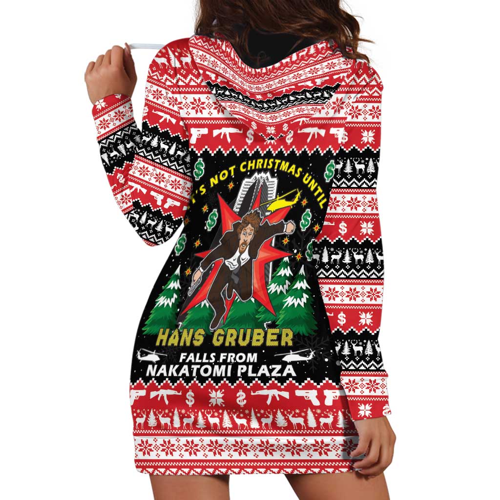 Nakatomi Plaza Christmas Hoodie Dress Hans Gruber Party 1988 - Wonder Print Shop