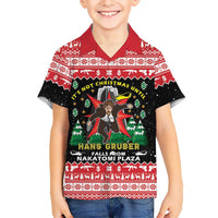 Nakatomi Plaza Christmas Kid Hawaiian Shirt Hans Gruber Party 1988 - Wonder Print Shop