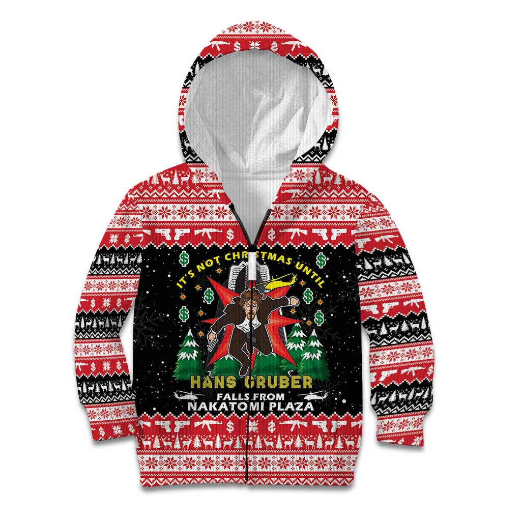 Nakatomi Plaza Christmas Kid Hoodie Hans Gruber Party 1988 - Wonder Print Shop